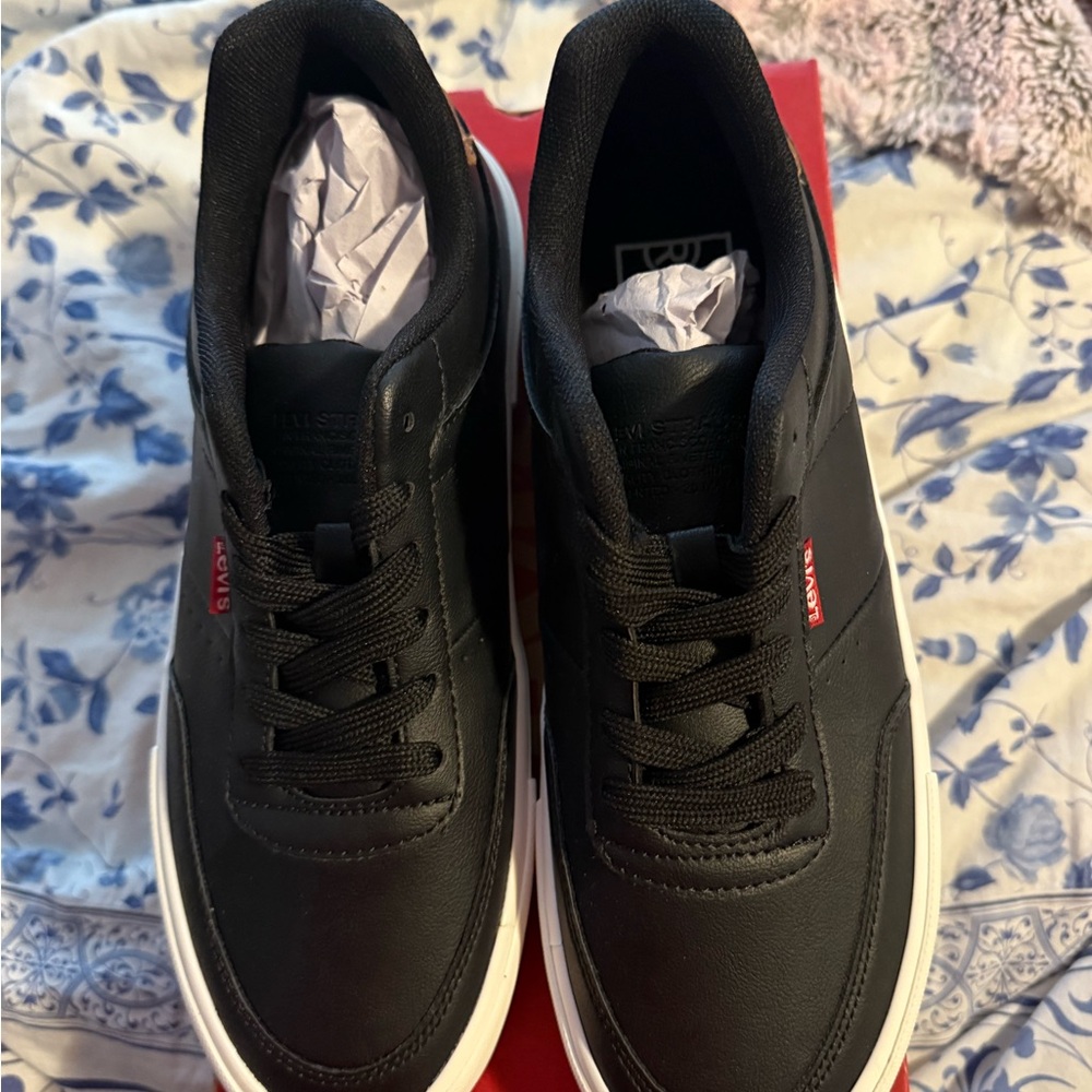 Levi's Black and White Men's Sneakers